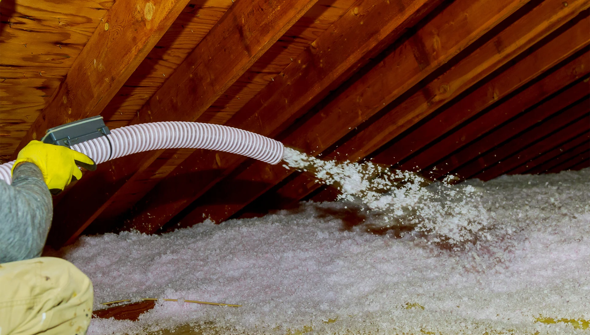 Professional blown insulation installer from Pure Eco Inc