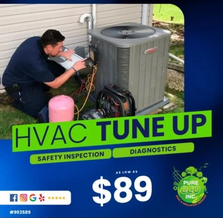 $79 - HVAC Tune Up - Discount from Pure Eco Inc