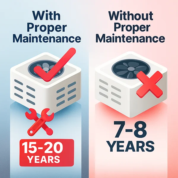 AC tune-up lifespan comparison - Pure Eco inc