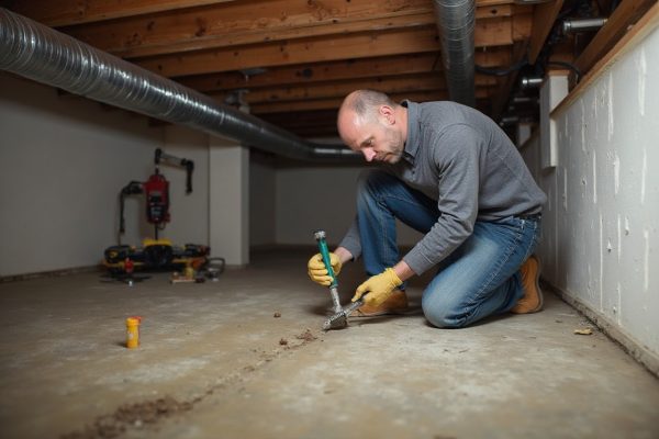 Crawl space cleaning North Hollywood CA technician