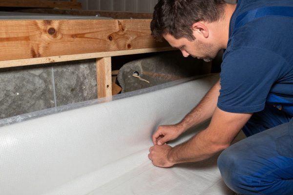 Vapor barrier installation Glendale CA crawl space